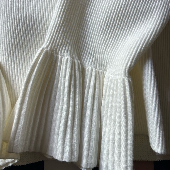 Akris Punto Cream Crew Neck Sweater - Picture 2 of 6
